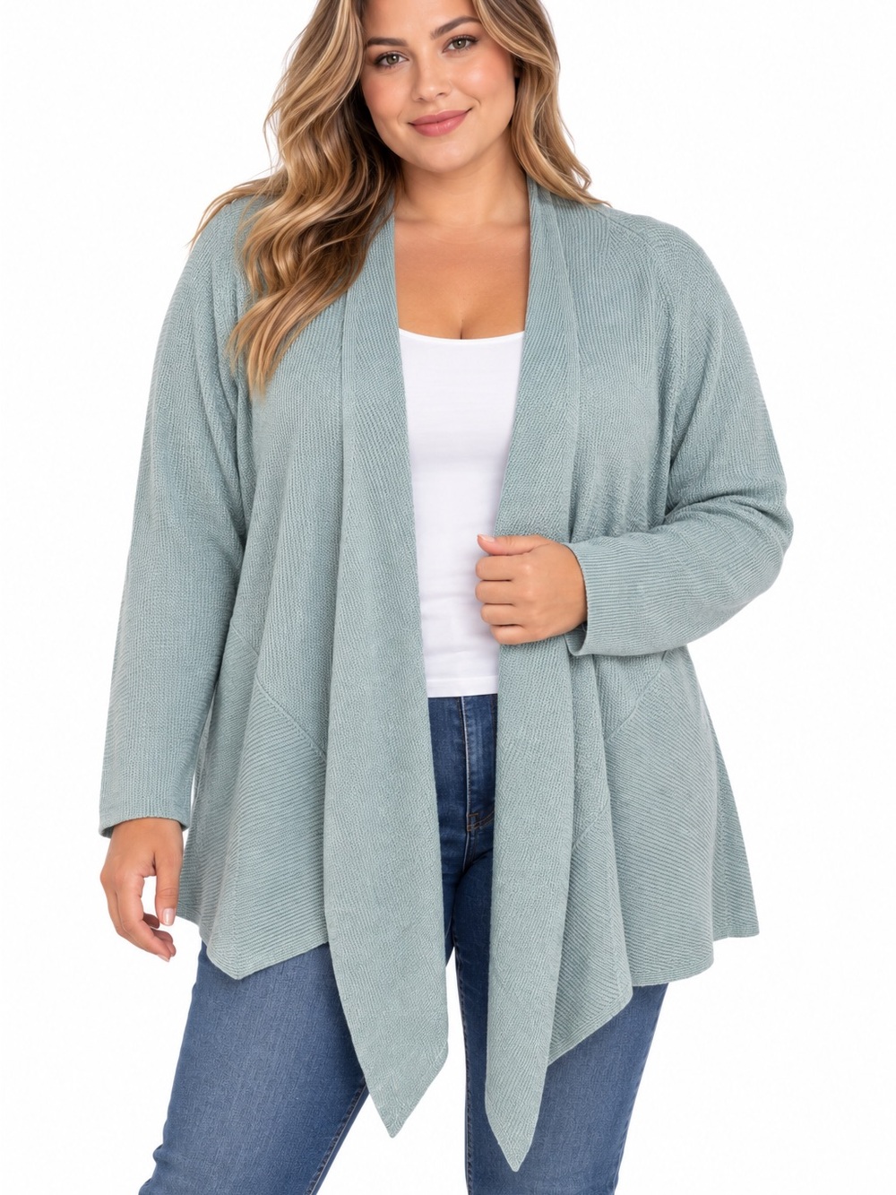 Eileen Fisher Cardigan Womens Size 3X Organic Linen Slub Lagenlook Quiet Luxury